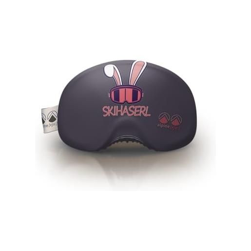 alpine [vju:] - protezione occhiali da sci | copertura protettiva per occhiali | elastico in microfibra | unisex (maschera da sci)