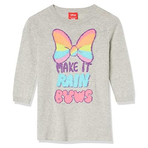 Amazon Essentials disney | marvel | star wars | frozen | princess abiti in maglia (in precedenza spotted zebra) bambine e ragazze, minnie/arcobaleno, 8 anni