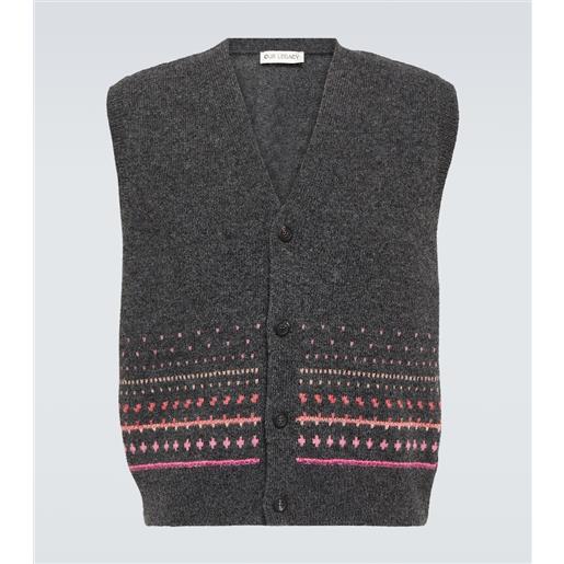 Our Legacy gilet in lana