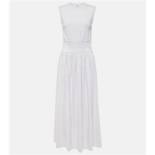 Toteme abito lungo in jersey di cotone