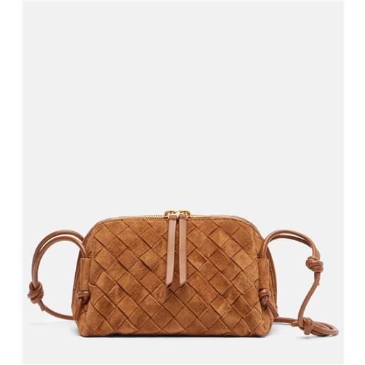 Bottega Veneta borsa a tracolla concert mini in suede