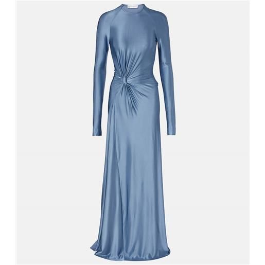 Victoria Beckham abito lungo in jersey