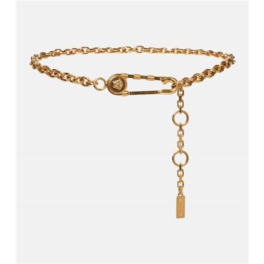 Versace cintura medusa safety pin