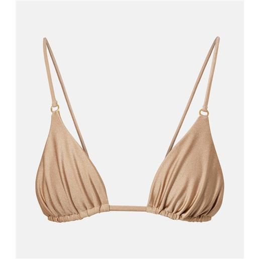 Jade Swim top bikini a triangolo lido