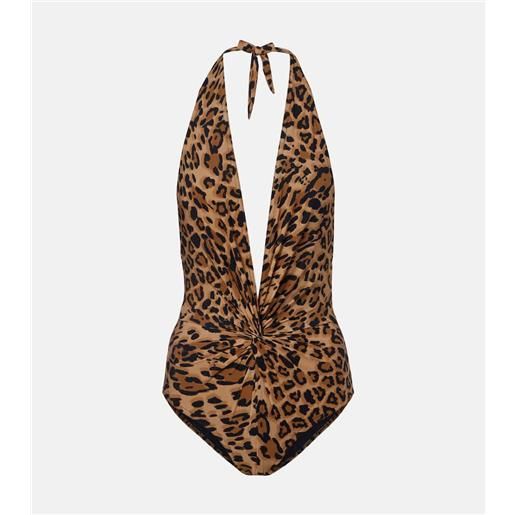 Karla Colletto costume intero ava con stampa