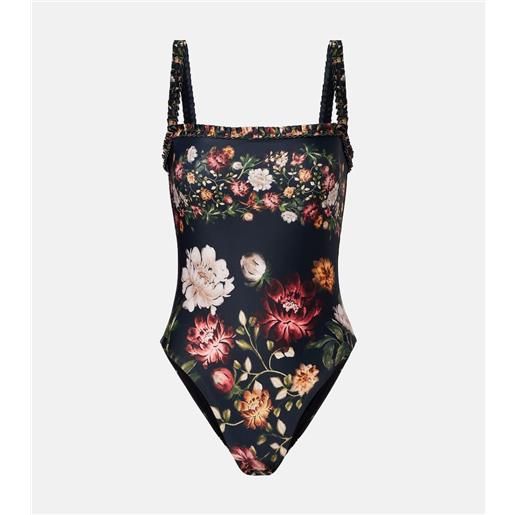 Agua by Agua Bendita costume intero limon con stampa