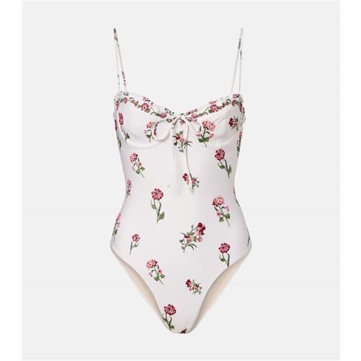 Agua by Agua Bendita costume intero ebano con stampa