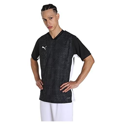 PUMA maglia teamcup, tee uomo, black, xxl