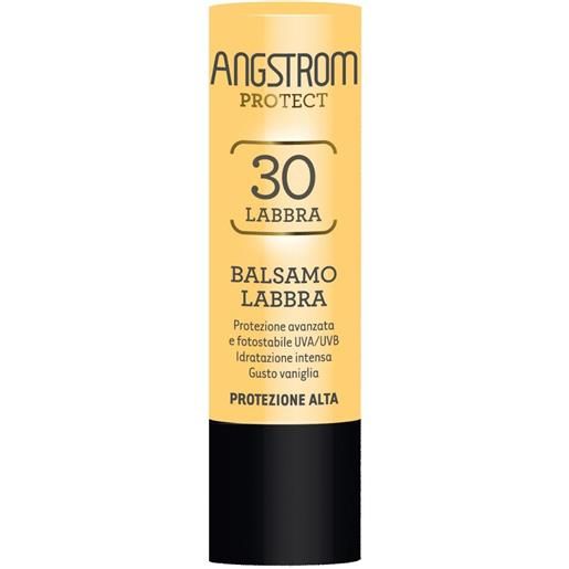 Angstrom protect spf30 balsamo labbra solare protezione alta stick, 5ml