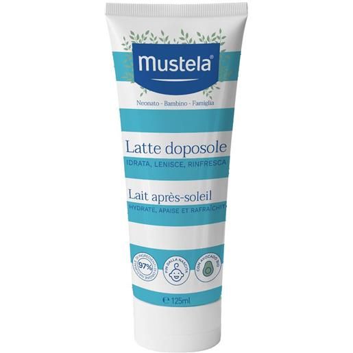 Mustela latte doposole per neonati e bambini idrata lenisce e rinfresca, 125ml