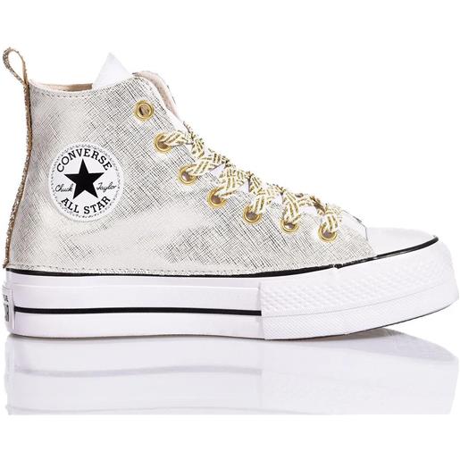 Converse platform gold braid