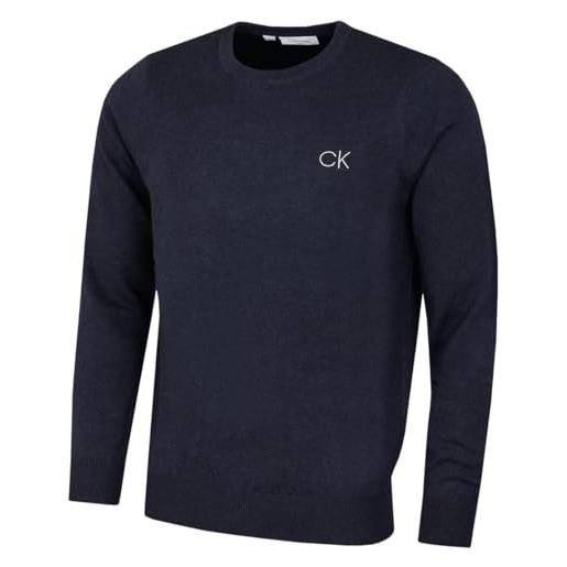 Calvin Klein 2025 maglione golf uomo durevole e girocollo - marina marna - xl