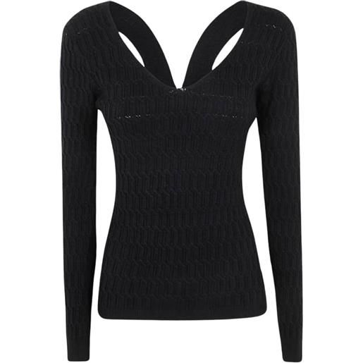 Twinset Milano twinset maglia donna scollo a v nero xs, m