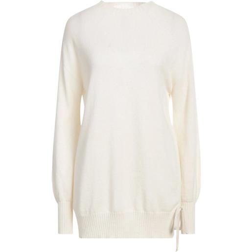 Twinset Milano twinset maglia donna in cashmere con laccetti sul fianco burro s, m, l