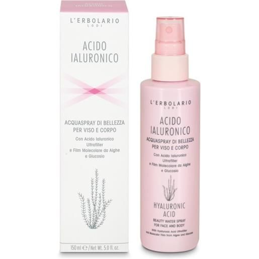 L'erbolario acido ialuronico acquaspray di bellezza viso e corpo 150ml
