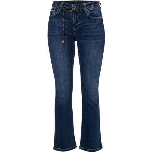 Liu Jo jeans donna bootcut bottom up denim 29,30,31