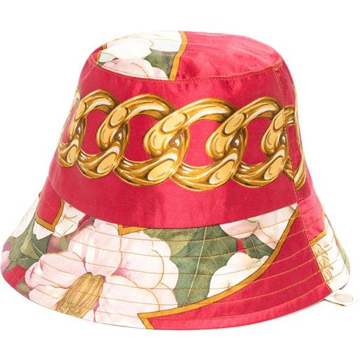 J. Logan Home cappello bucket con stampa - rosso