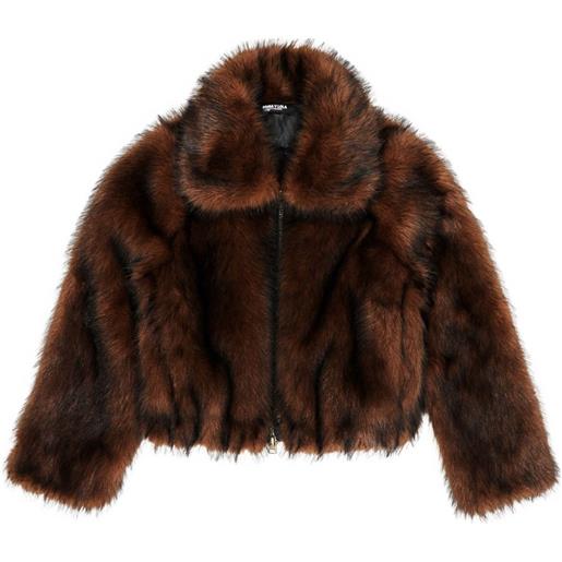 Bimba y Lola cappotto con zip - marrone