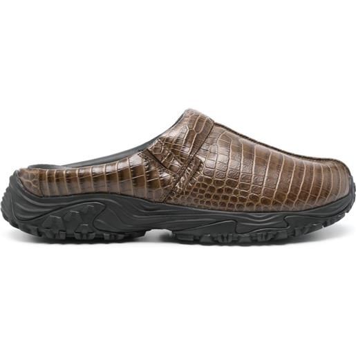 Clarks x martine rose slippers clog 1 - marrone