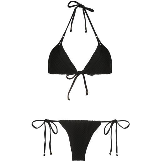 Amir Slama set bikini a triangolo - nero
