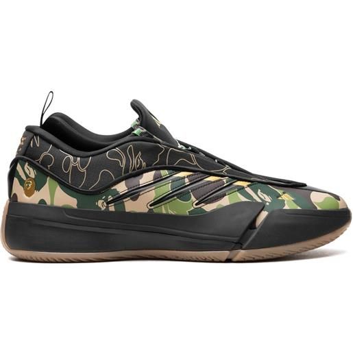 adidas sneakers. Dame 9 camo adidas x bape - nero