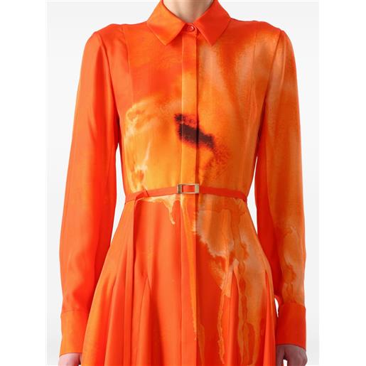 Jason Wu Collection chemisier midi a fiori - arancione