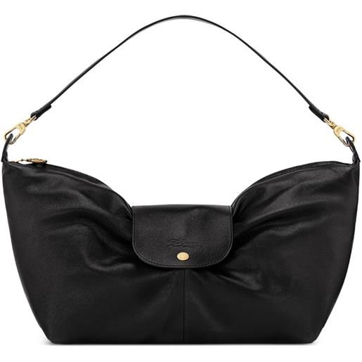 Longchamp borsa a spalla le pilage xtra grande - nero