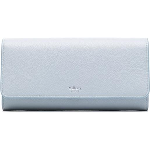 Mulberry portafoglio continental in pelle - blu