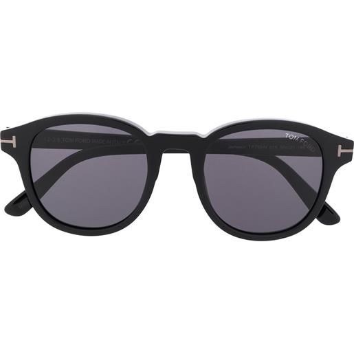TOM FORD Eyewear occhiali da sole jameson tondi - nero