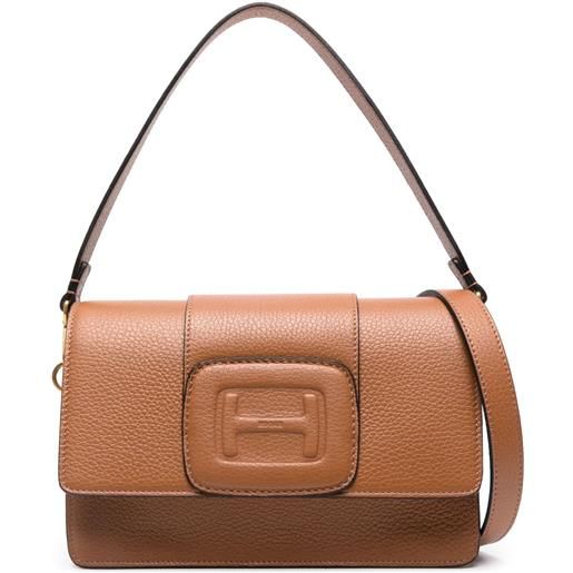 Hogan borsa a spalla h-bag - marrone