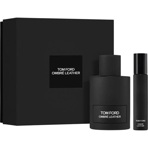 Tom Ford tom-ford fragrance signature. Ombrè leather. Set regalo signature ombre leather edp (100.0 ml) + signature ombre leather edp (10.0 ml) 1 stk. (221,95 € / 1 pz. )