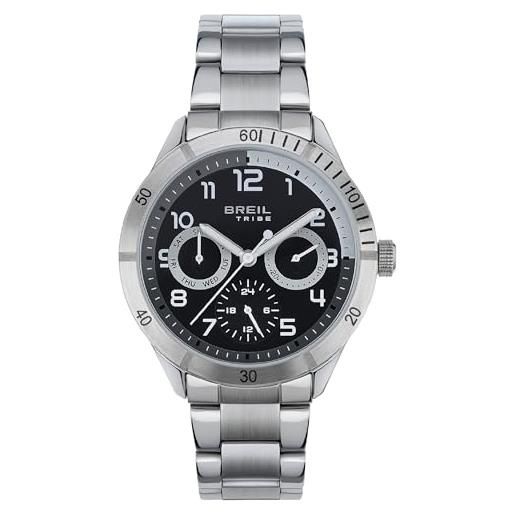 BREIL Orologio Uomo Collezione Opaca - Quarzo, Acciaio, Impermeabile 50m, Quadrante Multifunzione