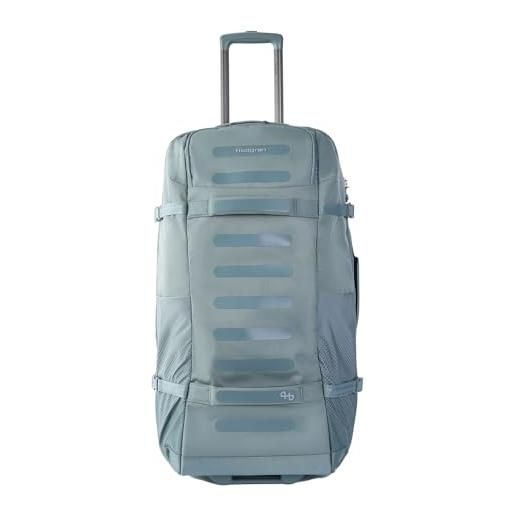 Hedgren duffle with wheels 79 cm + rfid borsa da viaggio con ruote, colore: verde