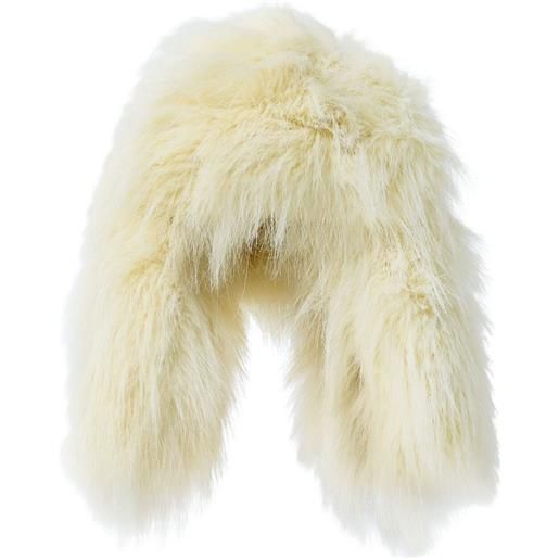 Jacquemus cerchietto grande chapka voluminoso - toni neutri