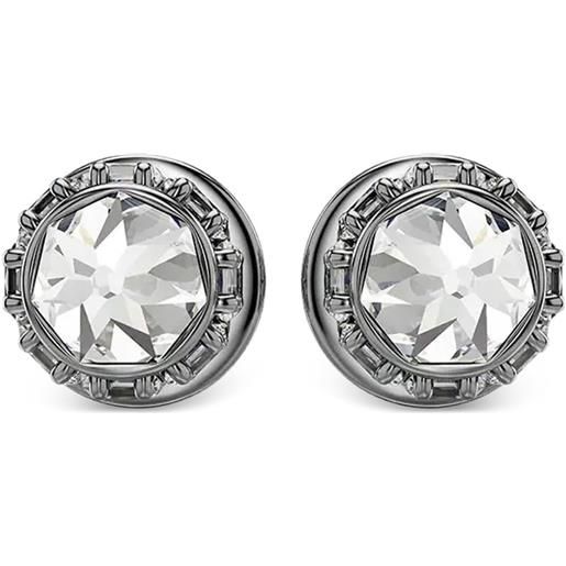 Swarovski orecchini con cristalli - argento