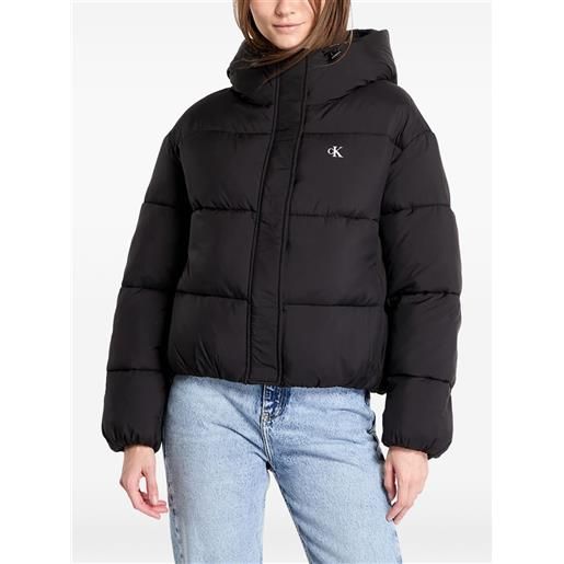Calvin Klein piumino con cappuccio - nero