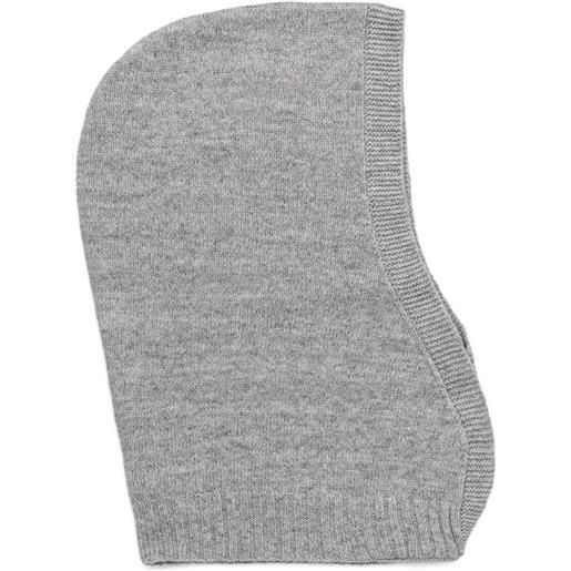 Missoni cappuccio a coste - grigio