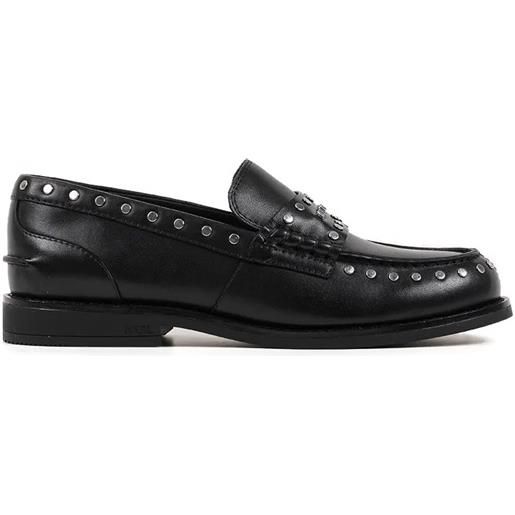 Karl Lagerfeld mocassini mia con borchie - nero