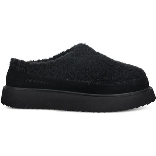 Inuikii slippers curly micro - nero