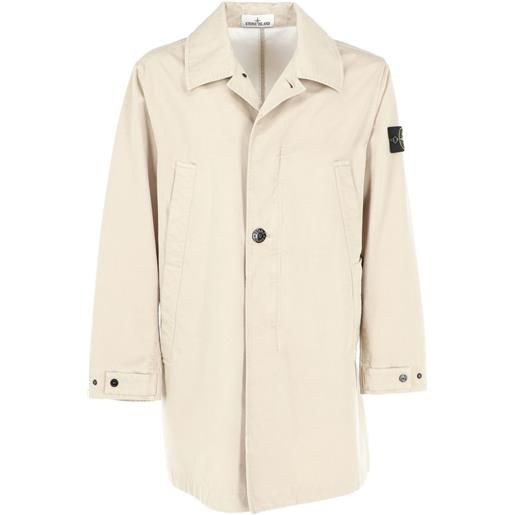 Stone Island cappotto con bottoni - toni neutri
