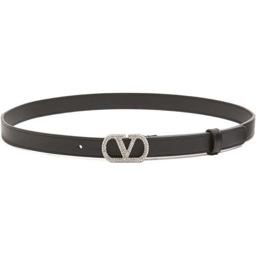 Valentino Garavani cintura con fibbia vlogo signature - nero