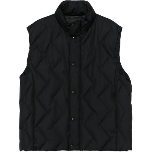 Giorgio Armani gilet trapuntato - nero