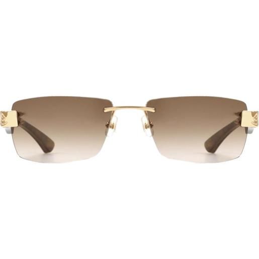 Maybach eyewear occhiali da sole the character ii - marrone