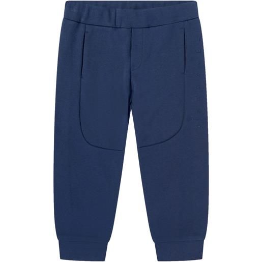 Emporio Armani Kids pantaloni goffrati - blu