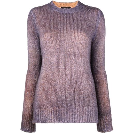 Avant Toi maglione a coste chunky - viola