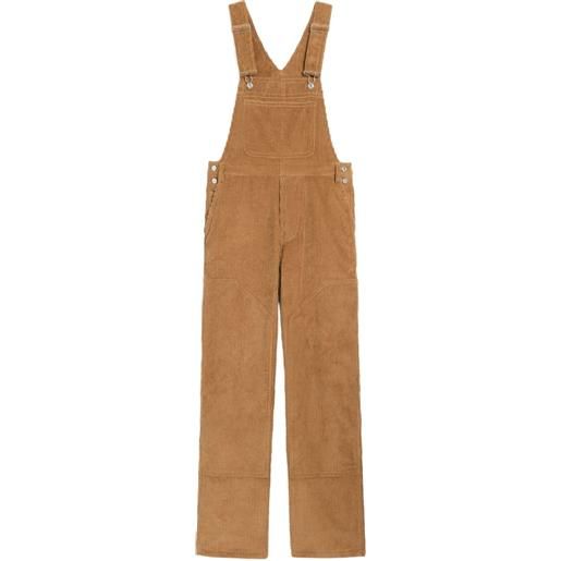 AMI Paris salopette a coste - marrone