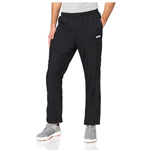Jako pantaloni da donna classico breve misura di svago e pantaloni lunghi da jogging, donna, präsentationshose classico kurzgröße, nero, 40