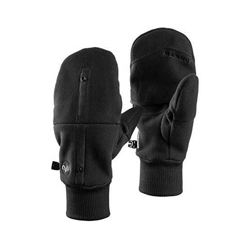 Mammut guanto shelter, nero, 8