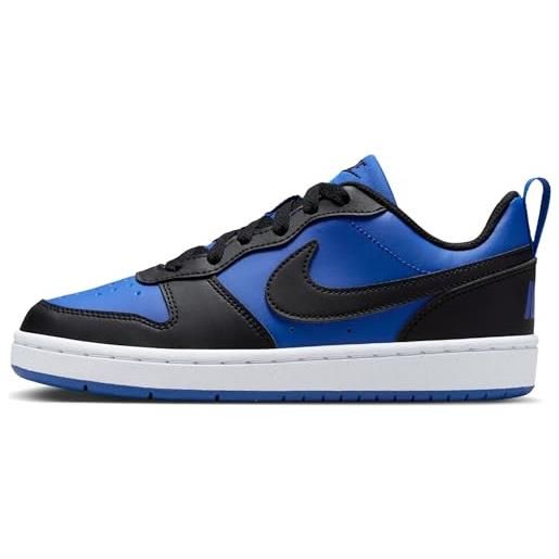 Nike court borough low recraft gs, sneaker, game royal/black-white, 38.5 eu