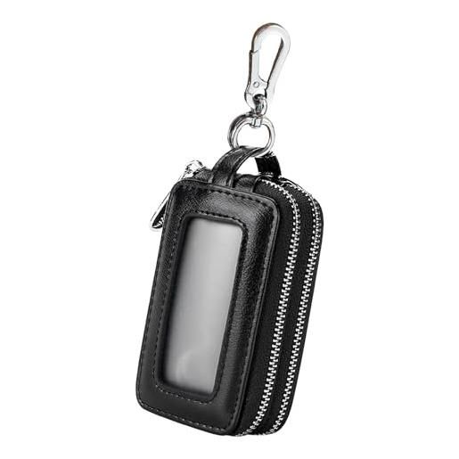 CWYLF custodia per chiavi auto astucci portachiavi per audi q8 2018-2023, portachiavi unisex con doppia cerniera portamonete portamonete accessorio protettivo squisito